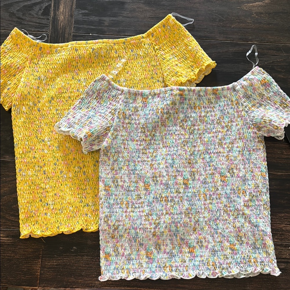 Target Multicolor Smocked Tops